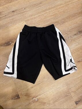 Nike Black & White Jordan Basketball Shorts